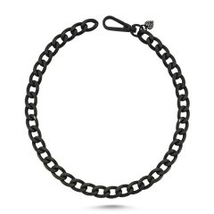 Dalis Kedi Köpek Kolyesi Siyah 25 cm - XSmall