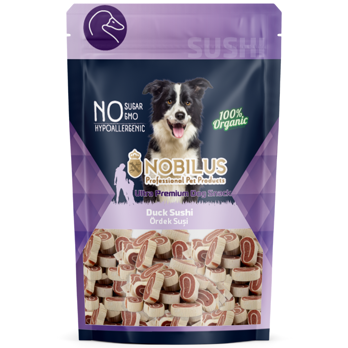 NOBILUS Ördek Suşi Köpek Ödül Maması 80 gr