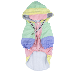 PawStar Pastel Kauai Küçük Irk Köpek Yağmurluk XLarge