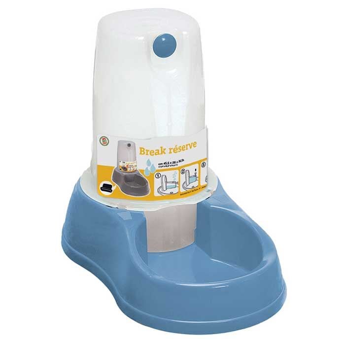 Stefanplast Kedi ve Köpek Hazneli Suluk 1,5 Litre Mavi 28,5 x 18,5 x 22 cm