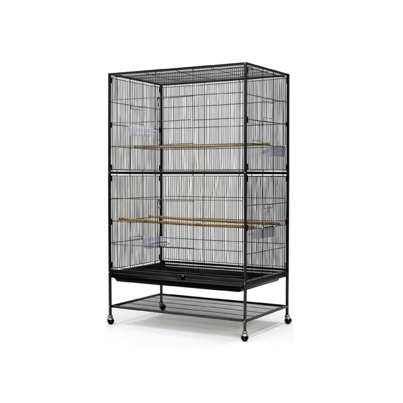 Dayang Ayaklı Kafes 90 x 58,4 x 152,4 Cm Siyah