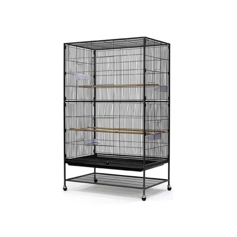 Dayang Ayaklı Kafes 90 x 58,4 x 152,4 Cm Siyah