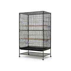 Dayang Ayaklı Kafes 90 x 58,4 x 152,4 Cm Siyah