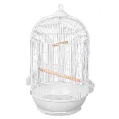 Dayang Yuvarlak Kafes Renkli 40 x 70 Cm Beyaz