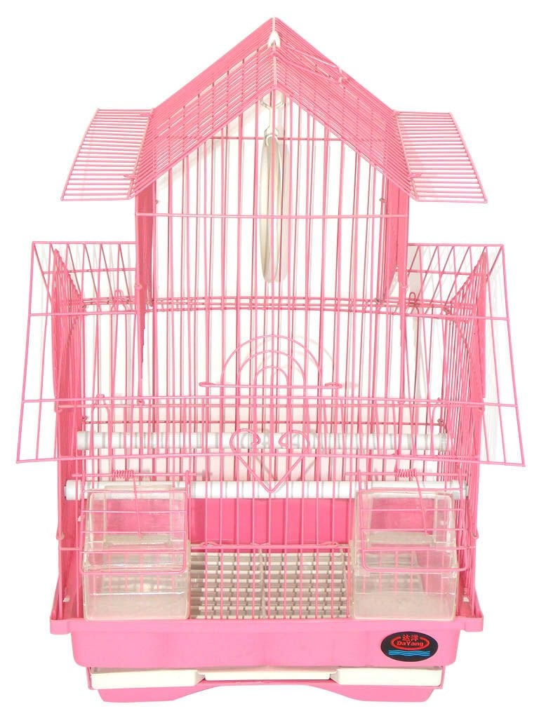 Dayang Çinevi Renkli Kuş Kafesi 30 x 23 x 46 cm