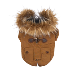 PawStar Camel Charles Büyük Irk Köpek Yağmurluk Mont 3XL