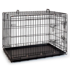 Qiheng Katlanabilir Köpek Kafesi 60x45x53 Cm Küçük Irk Köpek Kafesi