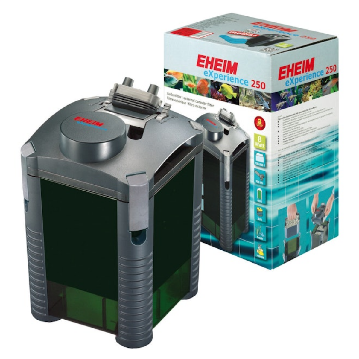 Eheim Experience 250 Dış Filtre 700Lt/H +Media