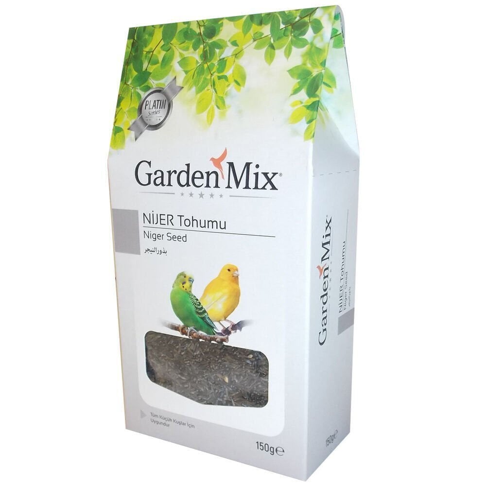Gardenmix Platin Nijer Tohumu Zenginleştirici Kuş Yemi 150 gr