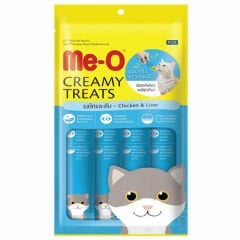 Me-O Tavuklu Ciğerli Krem Kedi Ödülü 4 x 15 gr