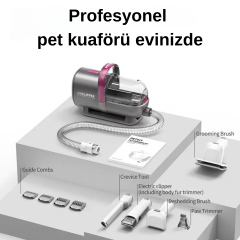 Petkit 5'i 1 Arada Evcil Hayvan Vakumlu Tüy Bakım Seti