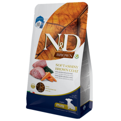 N&D Brown Kuzu Eti Spirulina ve Havuçlu Yavru Köpek Maması 1,5kg