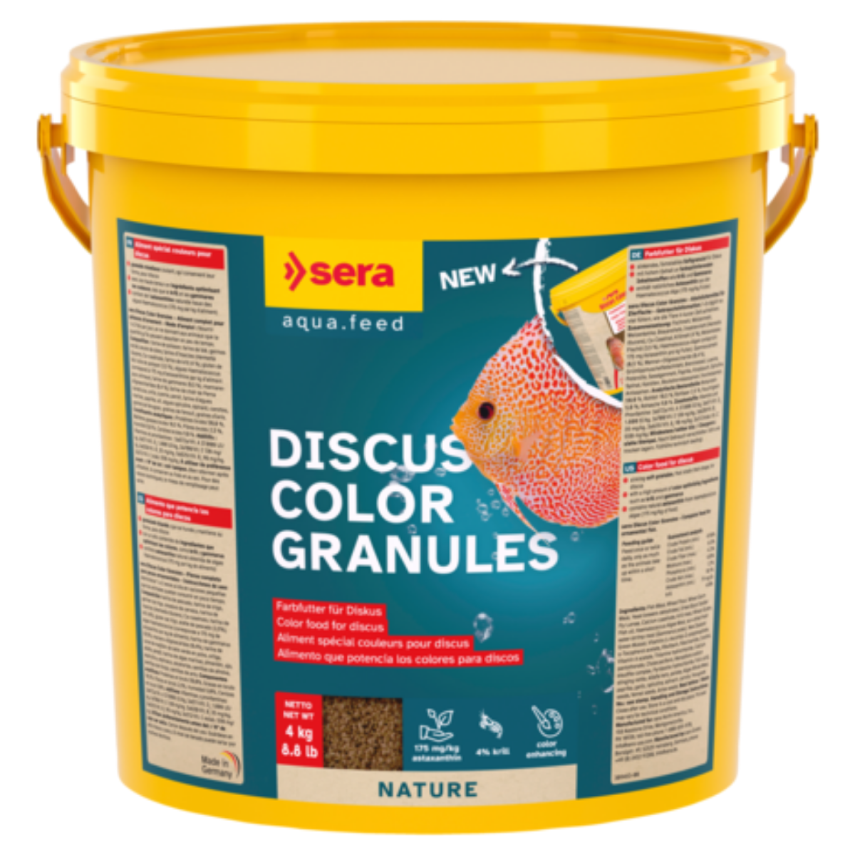 Sera Discus Color Nature Discus Yemi 10 L - 4,2 kg