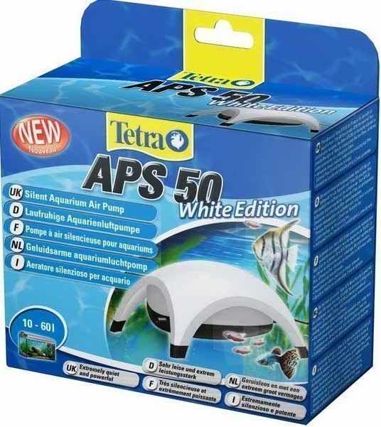 Tetra APS 50 Beyaz Tek Çıkışlı Akvaryum Hava Motoru 50 L/Saat