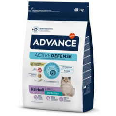 Advance Cat Sterilized Hairball Hindili 3 Kg