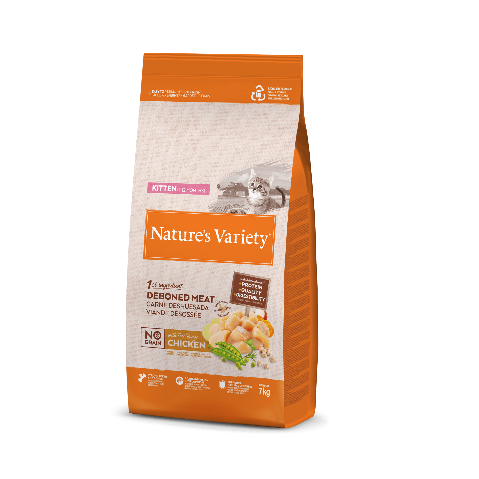 Natures Variety Kitten Range Chicken 7 Kg