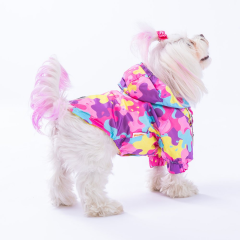 PawStar Rosea Camouflage Küçük Irk Yağmurluk Medium
