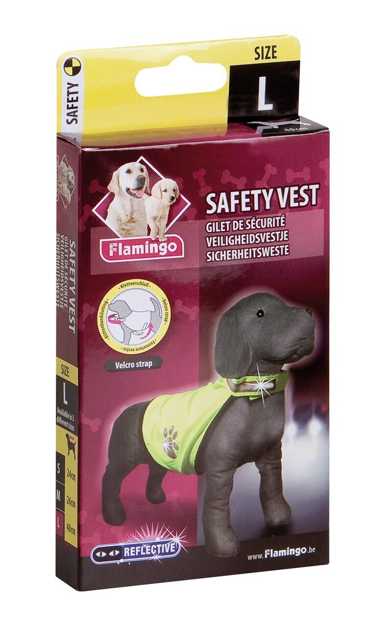 Karlie Gece Yürüyüş Forforlu Güvenlik Köpek Yeleği  L 38 cm