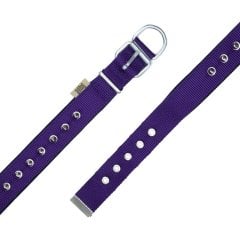 Doggie Konforlu Dokumadan El Yapımı Çivili Köpek Boyun Tasması - Mor