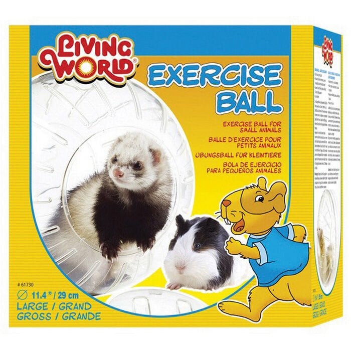 Hagen Living World Hamster Topu Şeffaf Standli Large