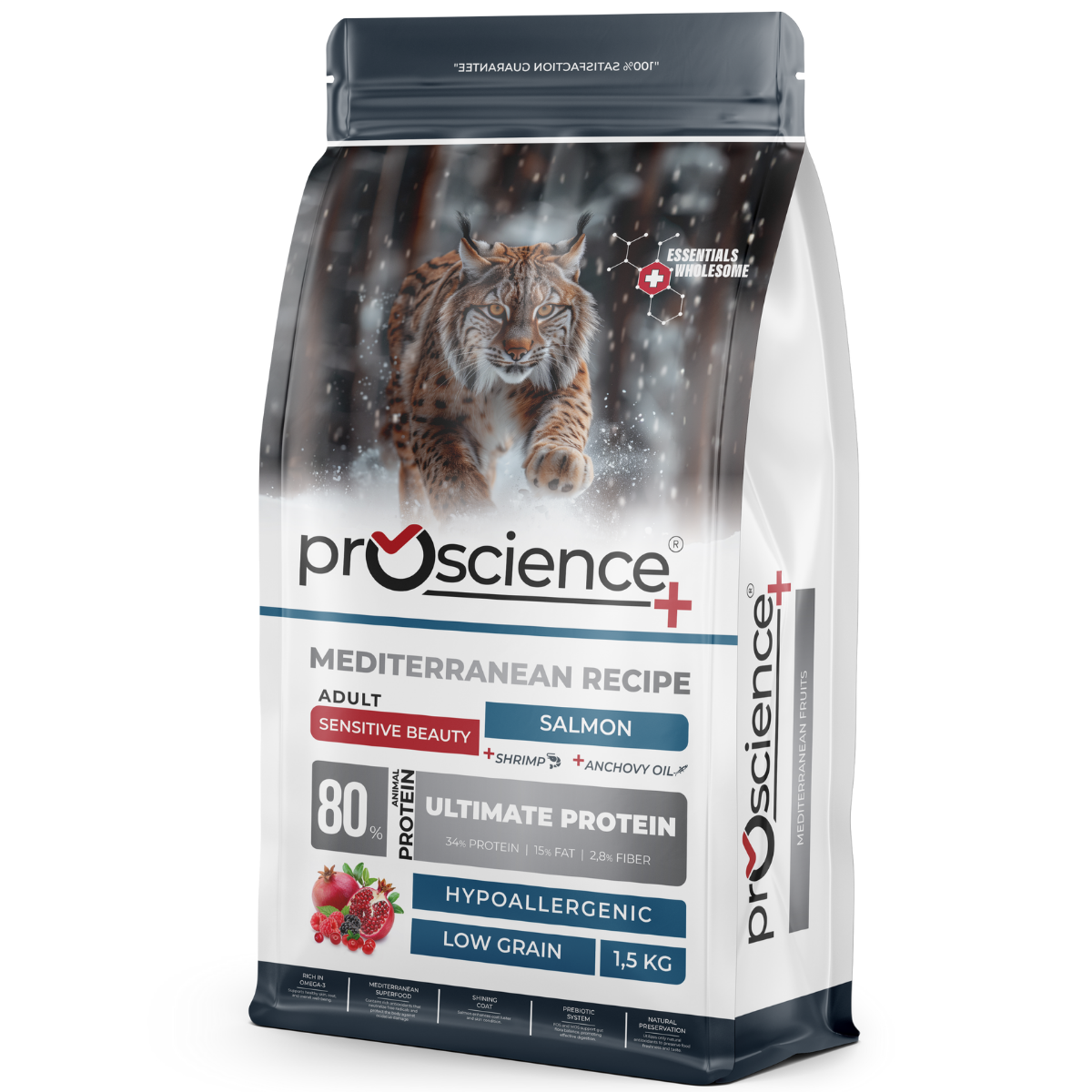 Pro Science Adult Salmon Hairskin Beauty Cat 1,5 Kg Somonlu Yetişkin Kedi Maması