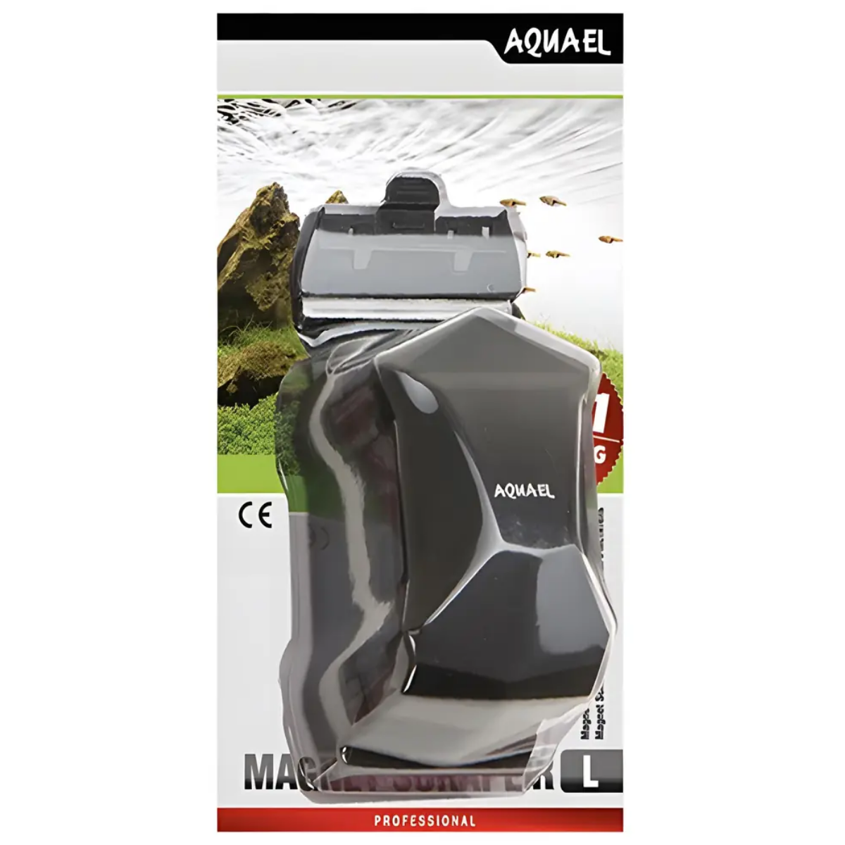 Aquael Manyetik Silecek 2 in 1 5-10 mm L Akvaryum Cam Temizleyici