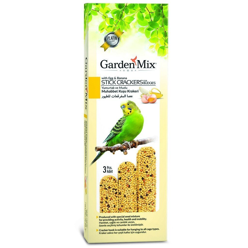 Gardenmix Platin Muzlu Yumurtali Kuş Krakeri 3 lü