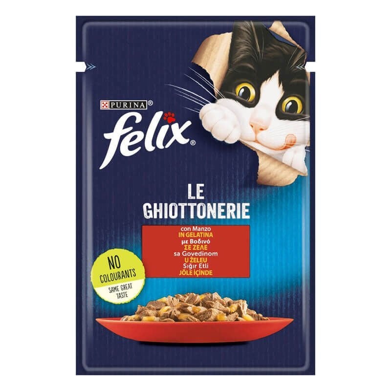 Purina Felix Sığır Etli Kedi Yaş Maması 85 gr