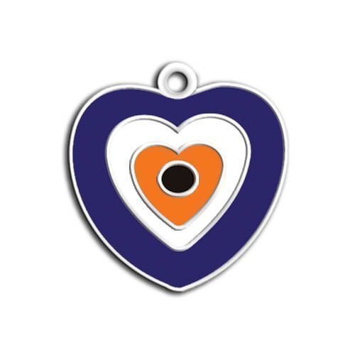 Dalis Pet Tag - Mineli Seri Küçük Nazar Boncuklu Pet Künye Sarı