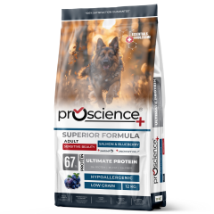 Pro Science Sensitive Beauty Salmon Blueberry 12 Kg Orta ve Büyük Irk Yetişkin Köpek Somonlu Köpek Maması