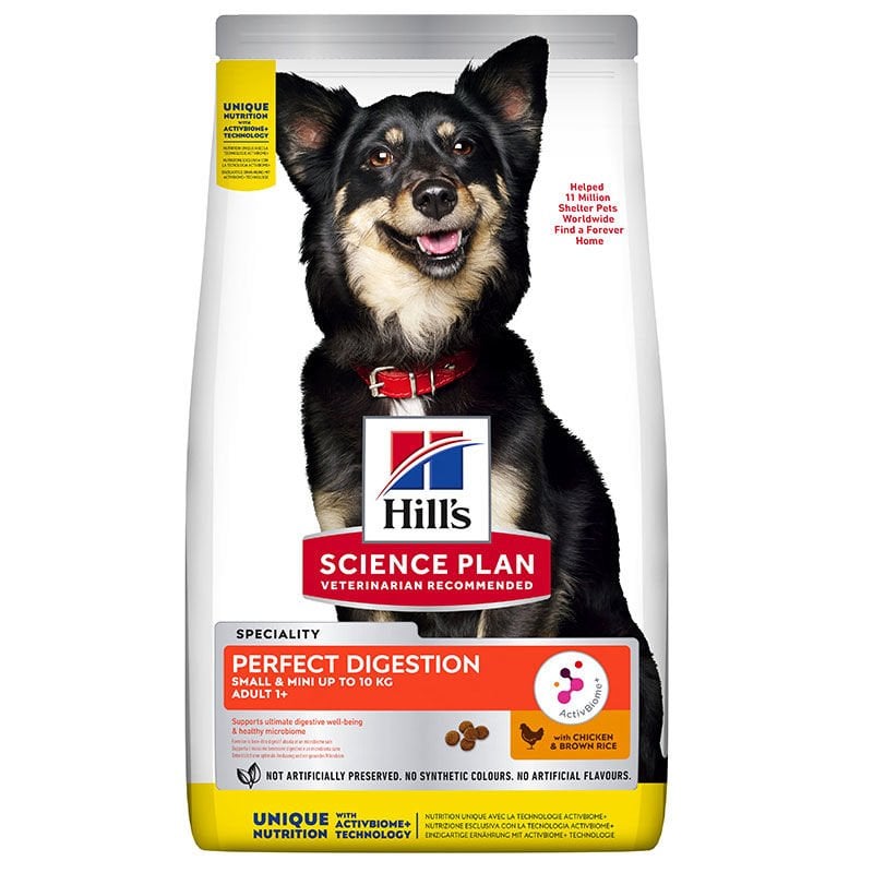 Hills Adult Perfect Digestion Biome Tavuklu Mini ve Küçük Irk Köpek Maması 1,5 Kg