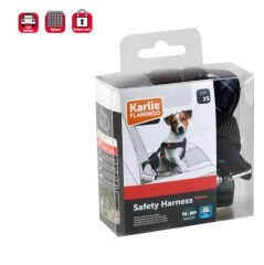 Karlie Köpek Araç Emniyet Kemeri (S Beden) 35-50 Cm Siyah