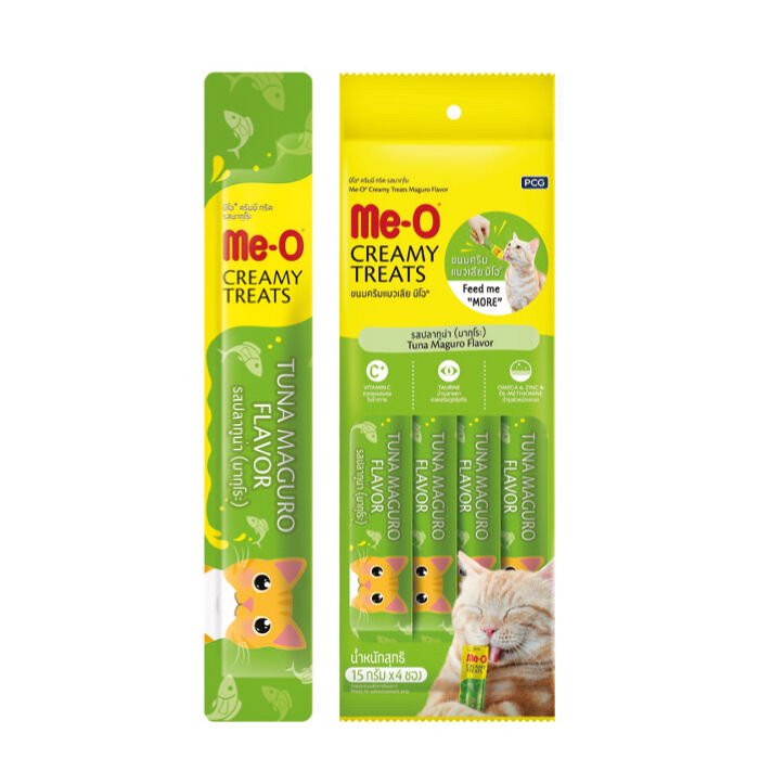 Me-O Kedi Krema Ödül Sarı Yüzgeçli Orkinos 4x15 Gr 12 Adet