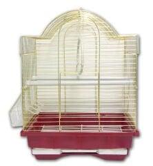 Dayang İki Kapılı Kubbeli Kafes Gold 295 x 223 x 385 mm.