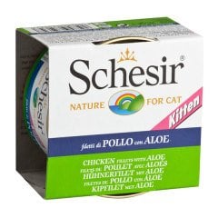 Schesir Tavuklu Aloeverali Konserve Yavru Kedi Maması 85 Gr