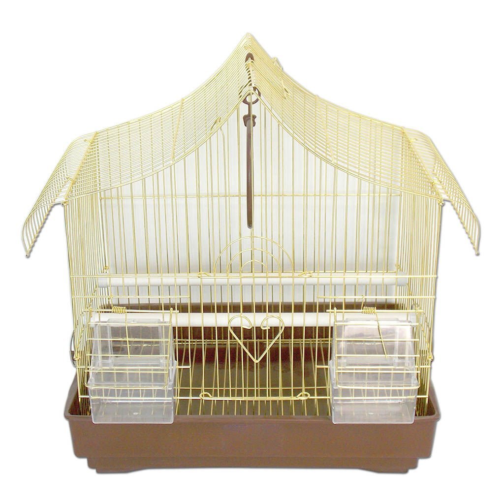 Dayang Kuş Kafesi Gold 33 x 23 x 35cm