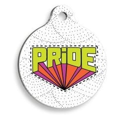 Pet Tag Art Pride Uyanış Yuvarlak Kedi ve Köpek Künyesi