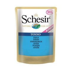 Schesir Pouch Jel İçinde Ton Balıklı Yavru Kedi Maması 85 Gr