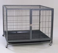 Dayang Galvanizli Tekerlekli Köpek Kafesi 110 x 70 x 90 Cm