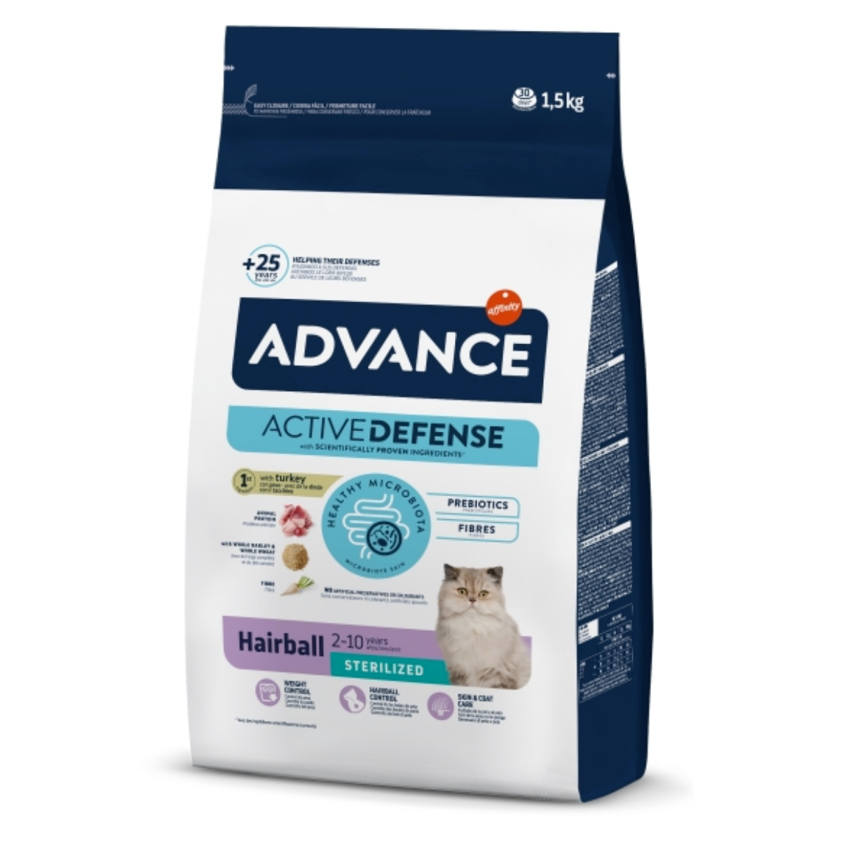 Advance Sterilized Hairball Hindili 1,5 Kg