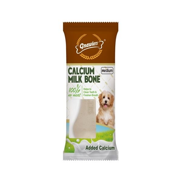 Gnawlers Calcium Milk Bone 7,5 Cm 23 Gr