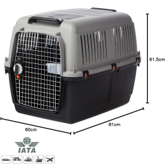 MP Bergamo Bracco Travel 5 IATA Uyumlu Köpek Taşıma Kafesi 81 x 60 x 61,5 cm