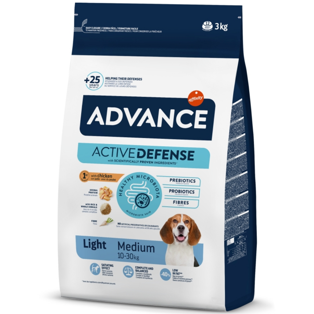 Advance Medium Light Tavuklu Düşük Kalorili 3 Kg Köpek Maması