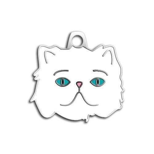 Dalis Pet Tag - Mavi Gözlü Beyaz İran Kedisi Künyesi