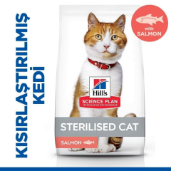Hills Adult Sterilised Somon Balıklı Kısırlaştırılmış Kedi Maması 3 Kg