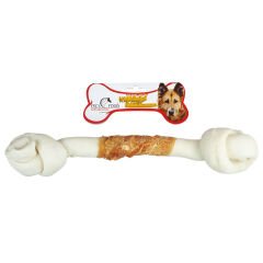 Esca Düğüm Kemik Tavuk Sargılı 200 gr Köpek Çiğnenti Ödül