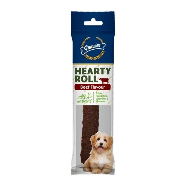 Gnawlers Hearty Roll Beef 40 Gr