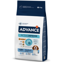 Advance Medium Light Tavuklu Düşük Kalorili 12 Kg Köpek Maması