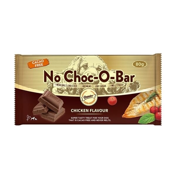 Gnawlers No ChocO-Bar Chicken Flavor 80Gr(24lübox)