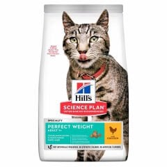 Hills Adult Cat Perfect Weight Chicken 2,5 kg Tavuklu Kedi Maması Kilo Yönetimi